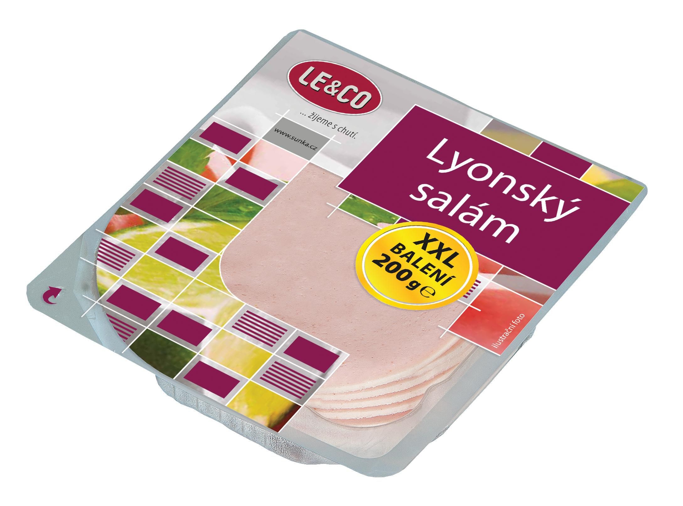 Le & Co Lyonský salám krájený 200 g