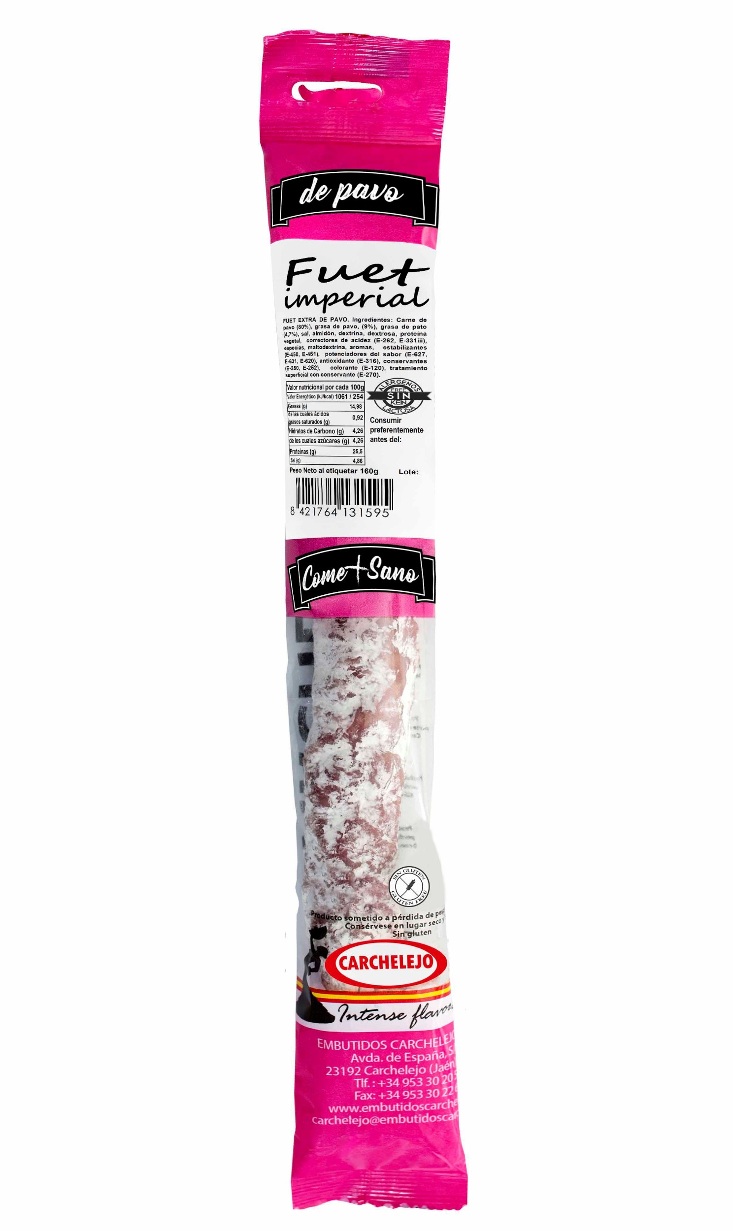 Carchelejo Fuet imperial krůtí klobása 160 g