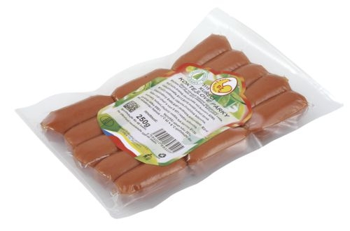Drůbežářský závod Klatovy Kuřecí koktejlové párky 250 g