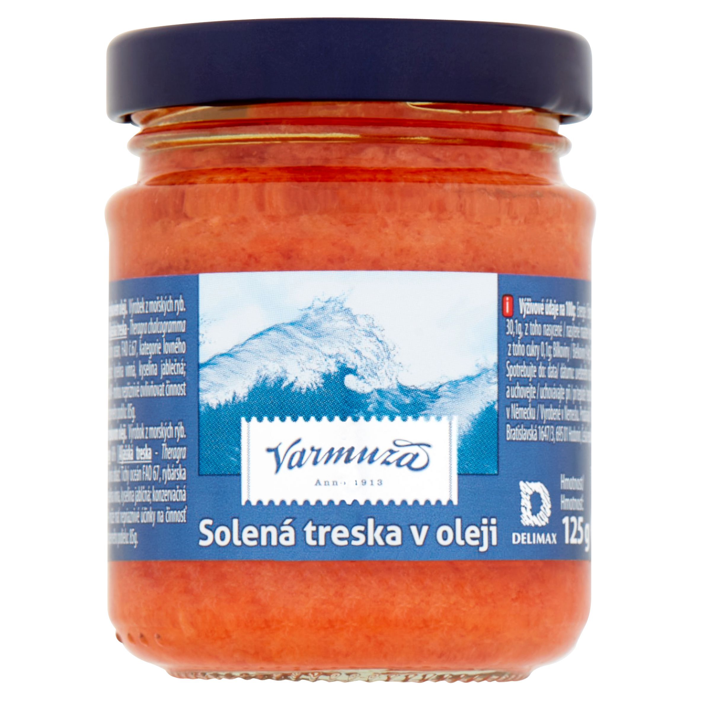 Varmuža Solená treska v oleji 125 g
