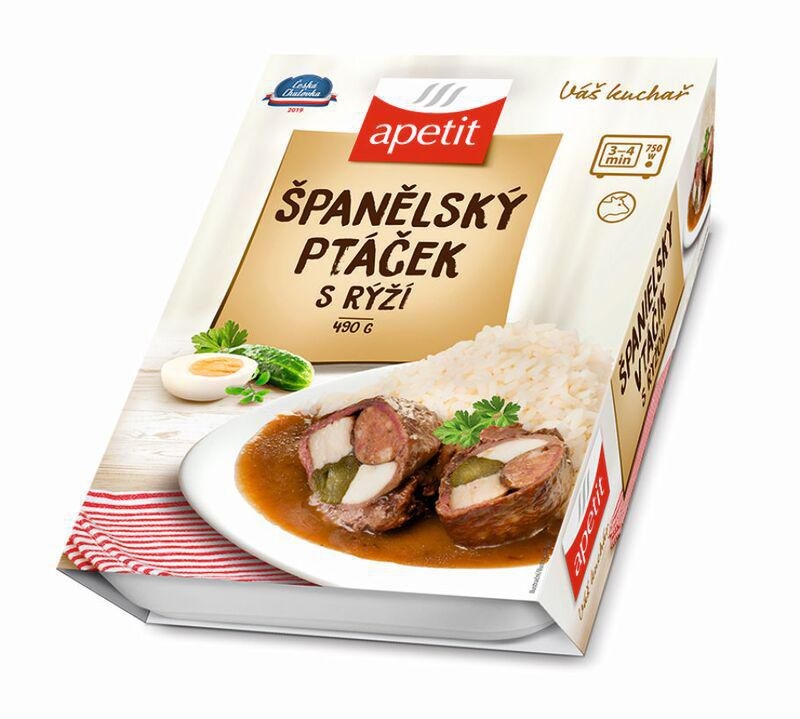 Apetit Španělský ptáček, rýže  490g