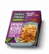 Simply Fresh Krémové kuře à la Toscana se sušenými rajčaty a penne 380g
