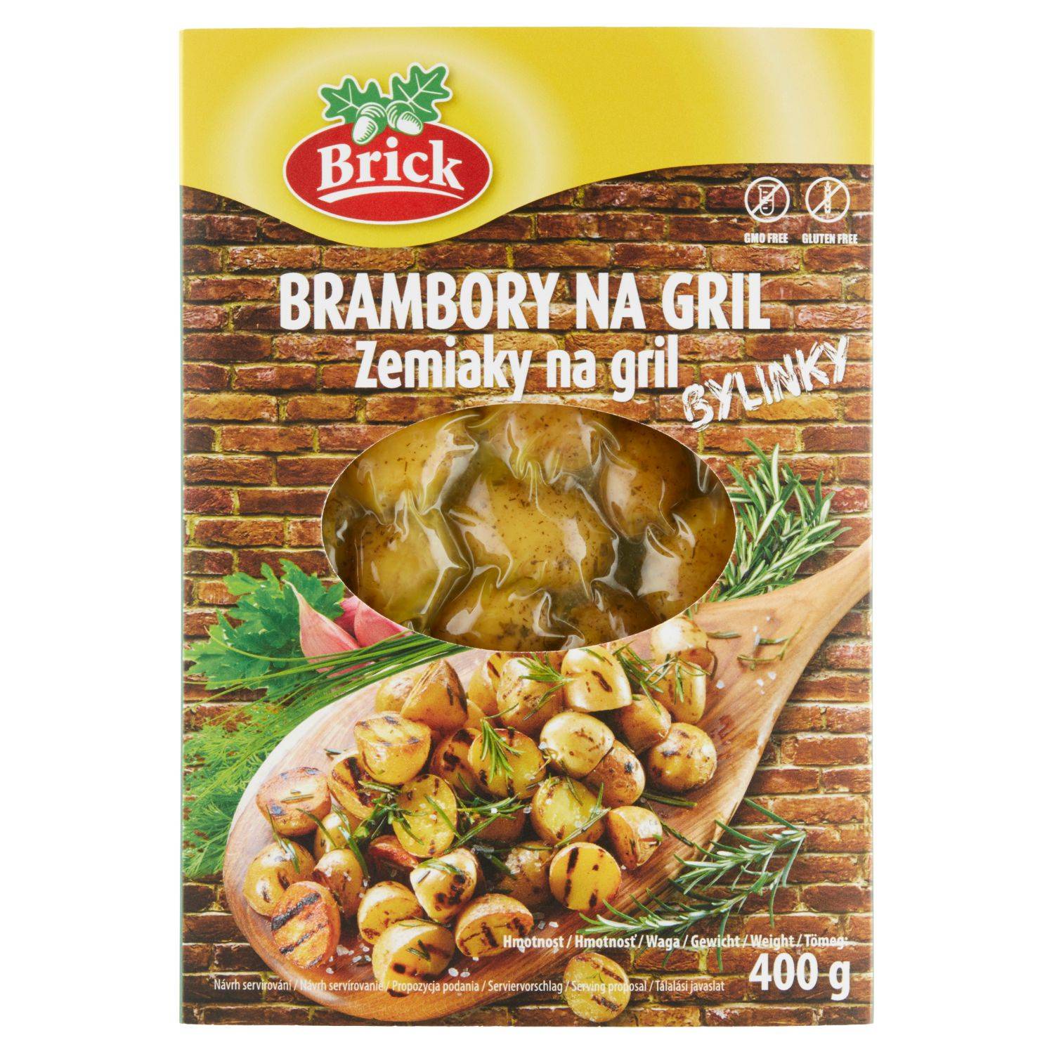 Brick Brambory na gril s bylinkami 400g