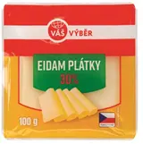 Váš Výběr Eidam 30% plátky 100g