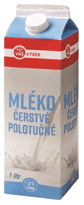 Váš Výběr Čerstvé mléko 1,5% 1L