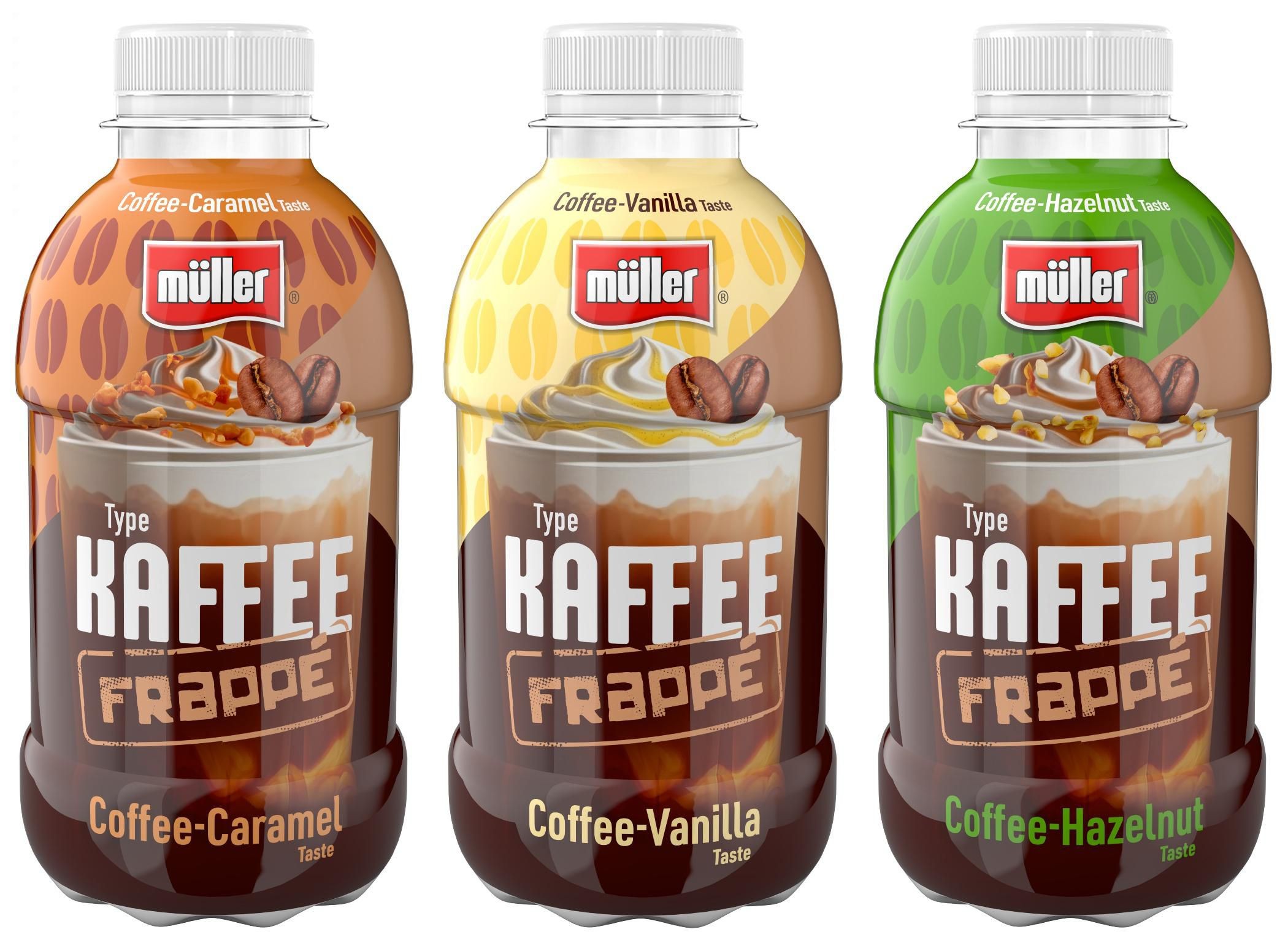 Müller Kaffee Frappe více příchutí 400g