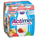 Danone Actimel Kids Probiotický nápoj banán a jahoda 4x100 g