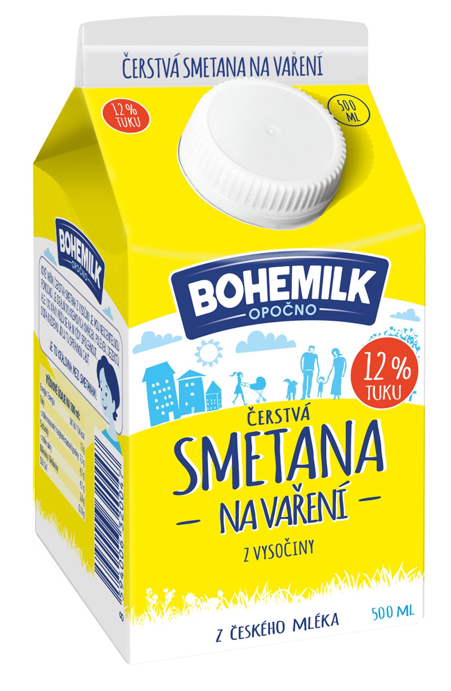 Moravia Smetana sladká 12% 0,5 l