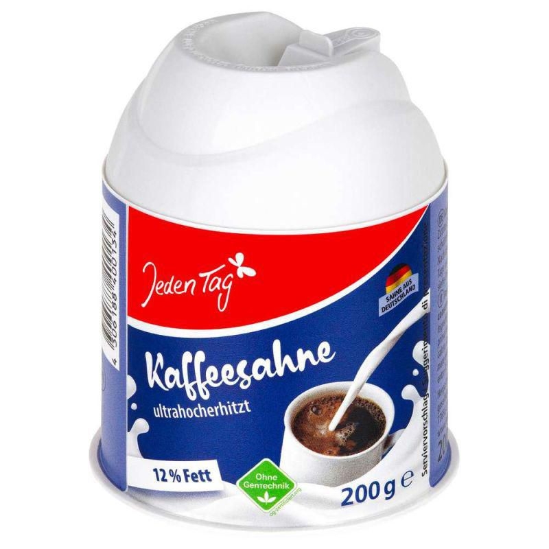 Jeden Tag Smetana do kávy konvička 12% 200g