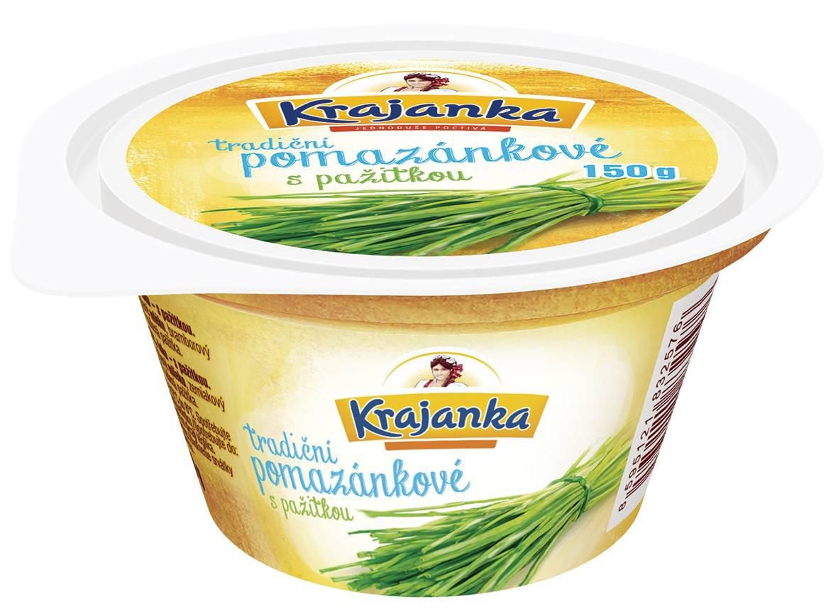 Krajanka Tradiční pomazánkové s pažitkou 150g