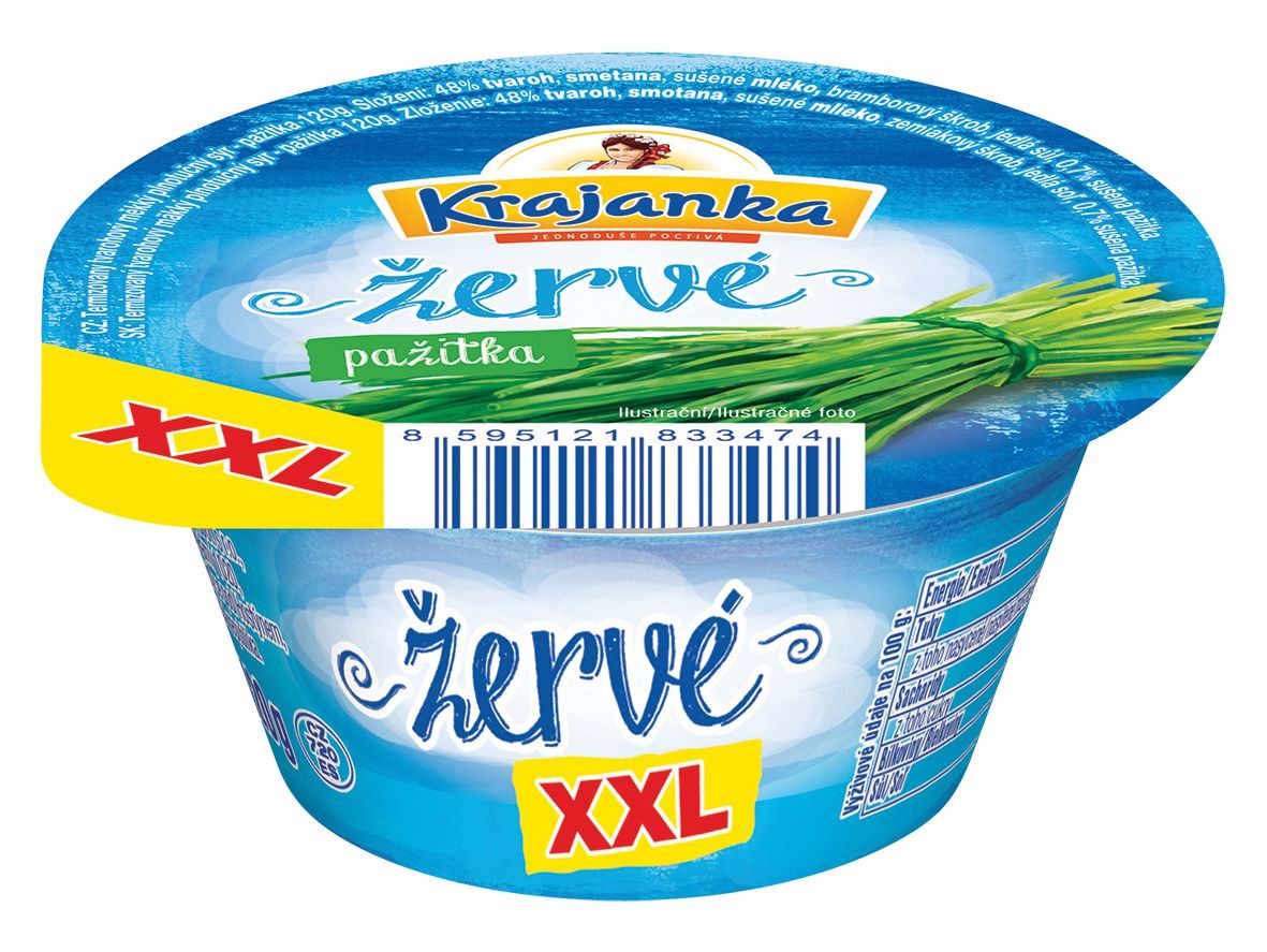 Krajanka žervé pažitka XXL 120g