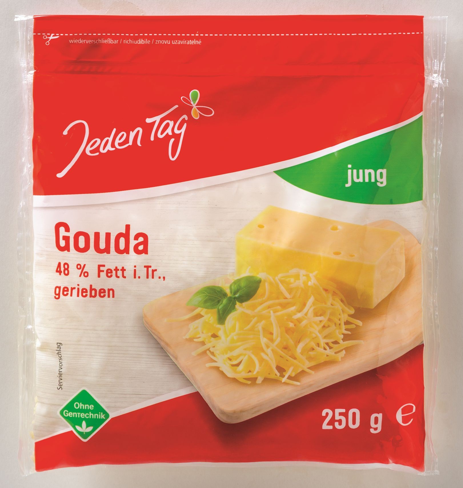 Jeden Tag Gouda strouhaná 250g