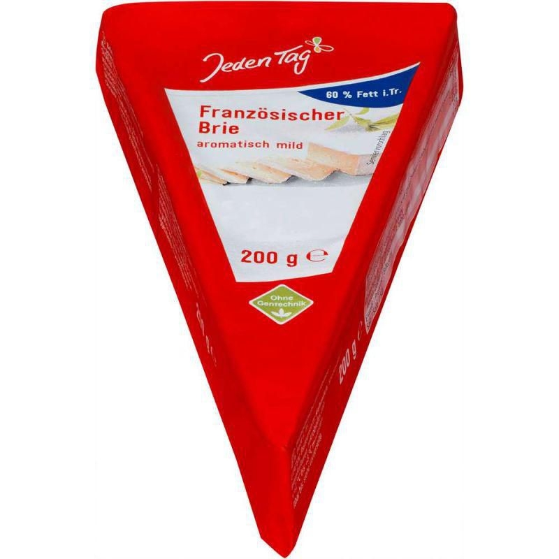 Jeden Tag Sýr Brie francouzský měkký sýr 60% 200g