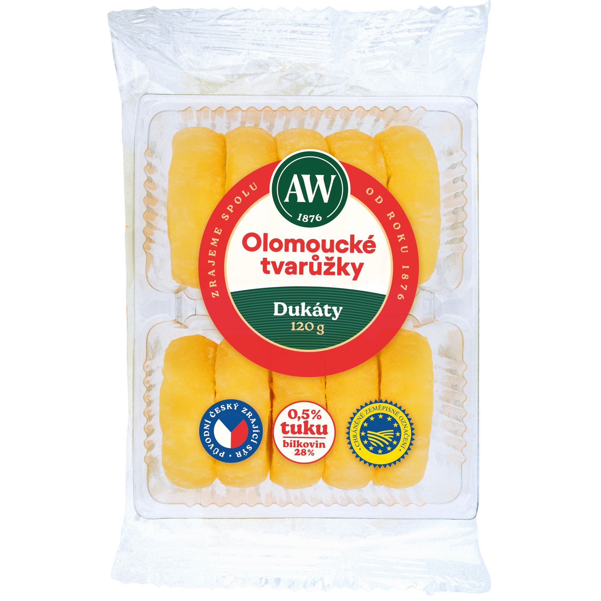 A.W. Olomoucké tvarůžky dukáty 120 g