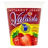 Mlékárna Valašské Meziříčí Smetanový jogurt z Valašska jahoda s vanilkou 150 g