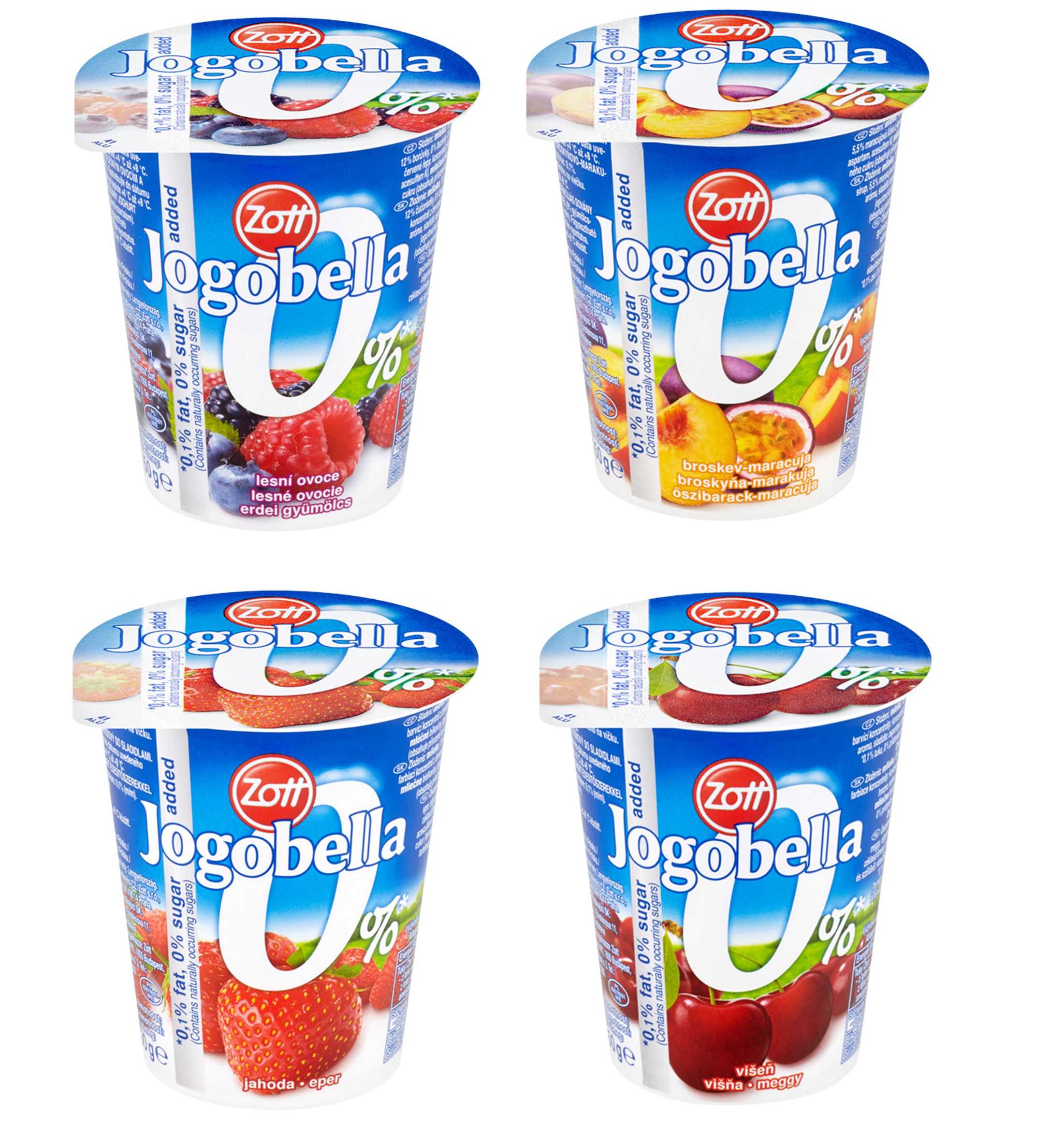 Zott Jogobella Nízkotučný jogurt různé příchutě 150 g