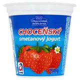 Choceňská Mlékárna Choceňský smetanový jogurt jahodový 150 g