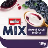 Müller Mix Blueberry slazený ochucený jogurt 130 g