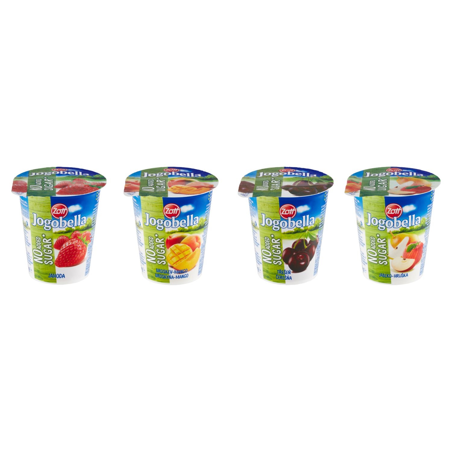 Zott Jogobella jogurt bez přidaného cukru různé příchutě 150 g