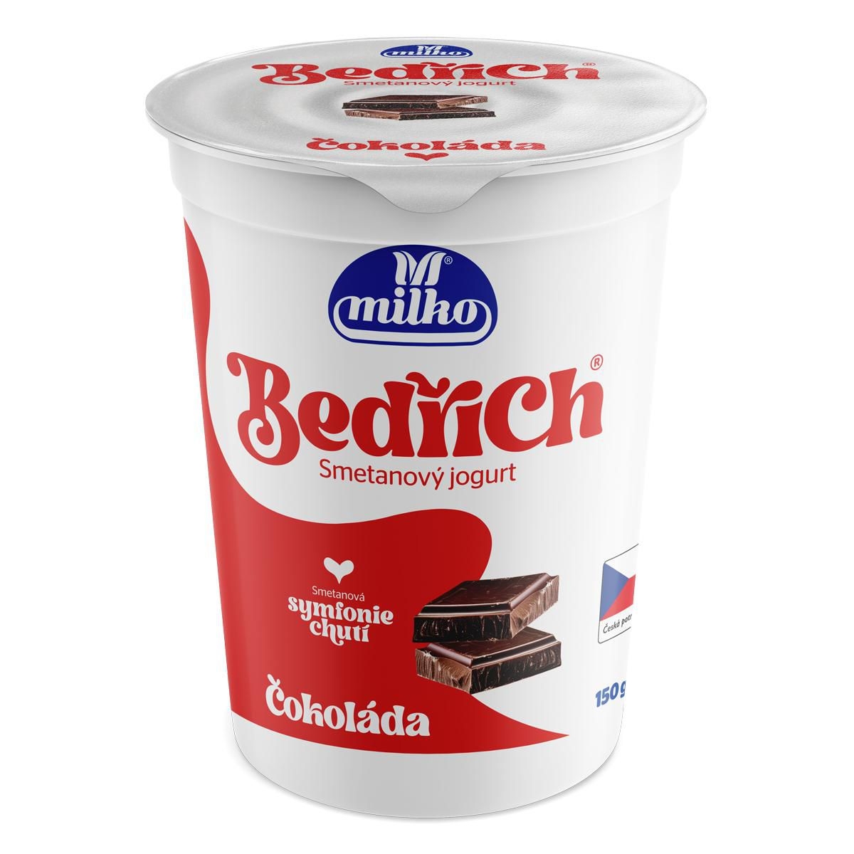 Milko Bedřich smetanový jogurt čokoláda 10% 150g