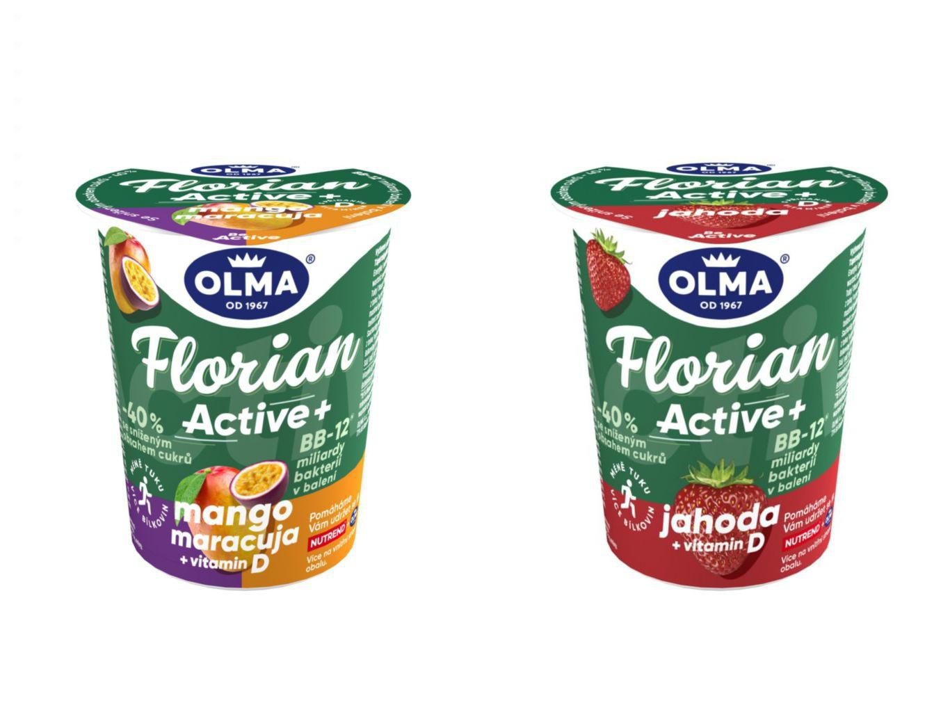 Olma Florian Active jogurt ovocný různé příchutě 145 g
