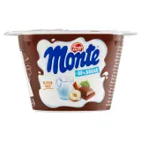 Zott Monte Mléčný dezert čokoládový s lískovými oříšky 150g min o 30% méně cukru