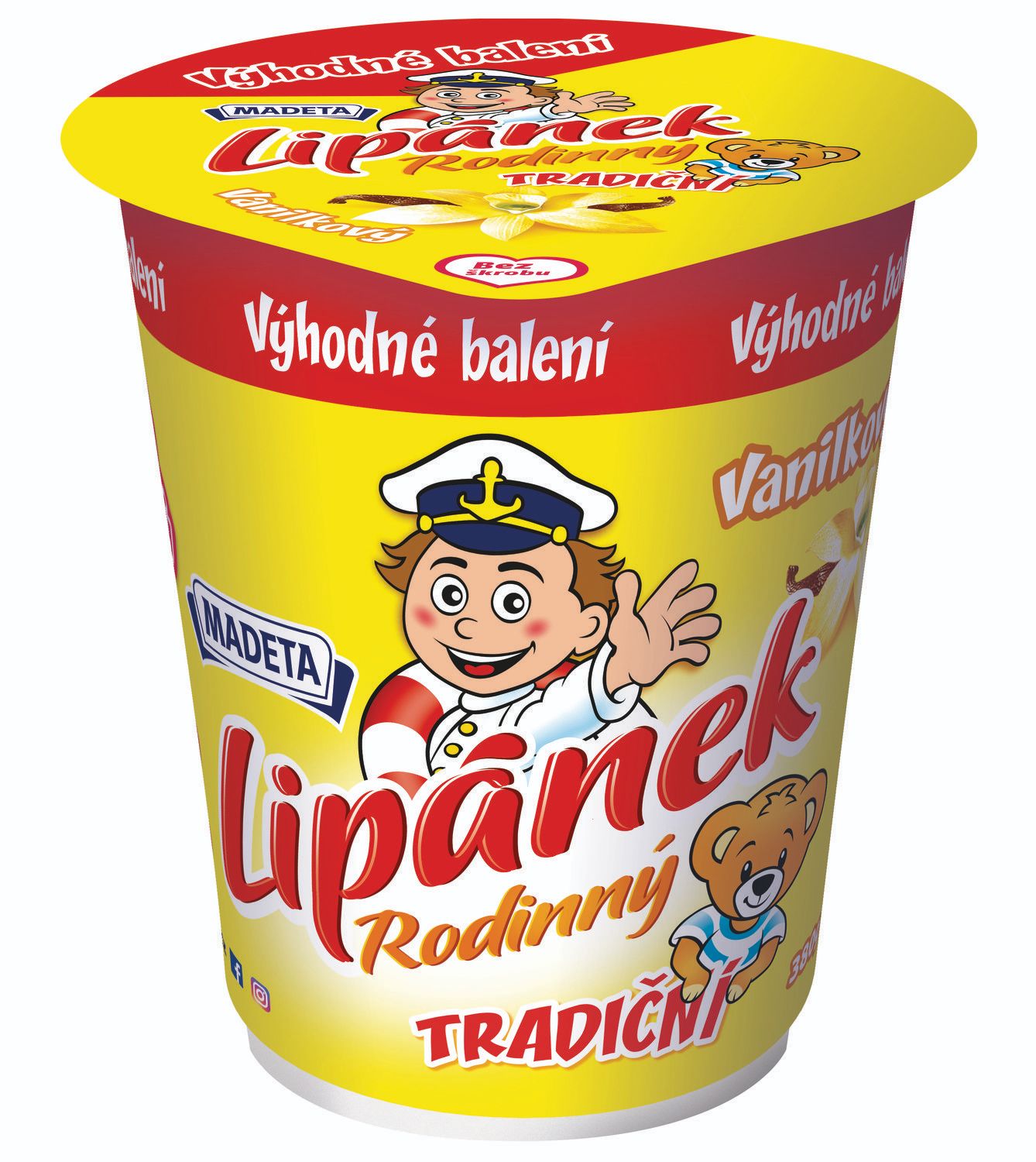 Lipánek rodinný vanilka 380g