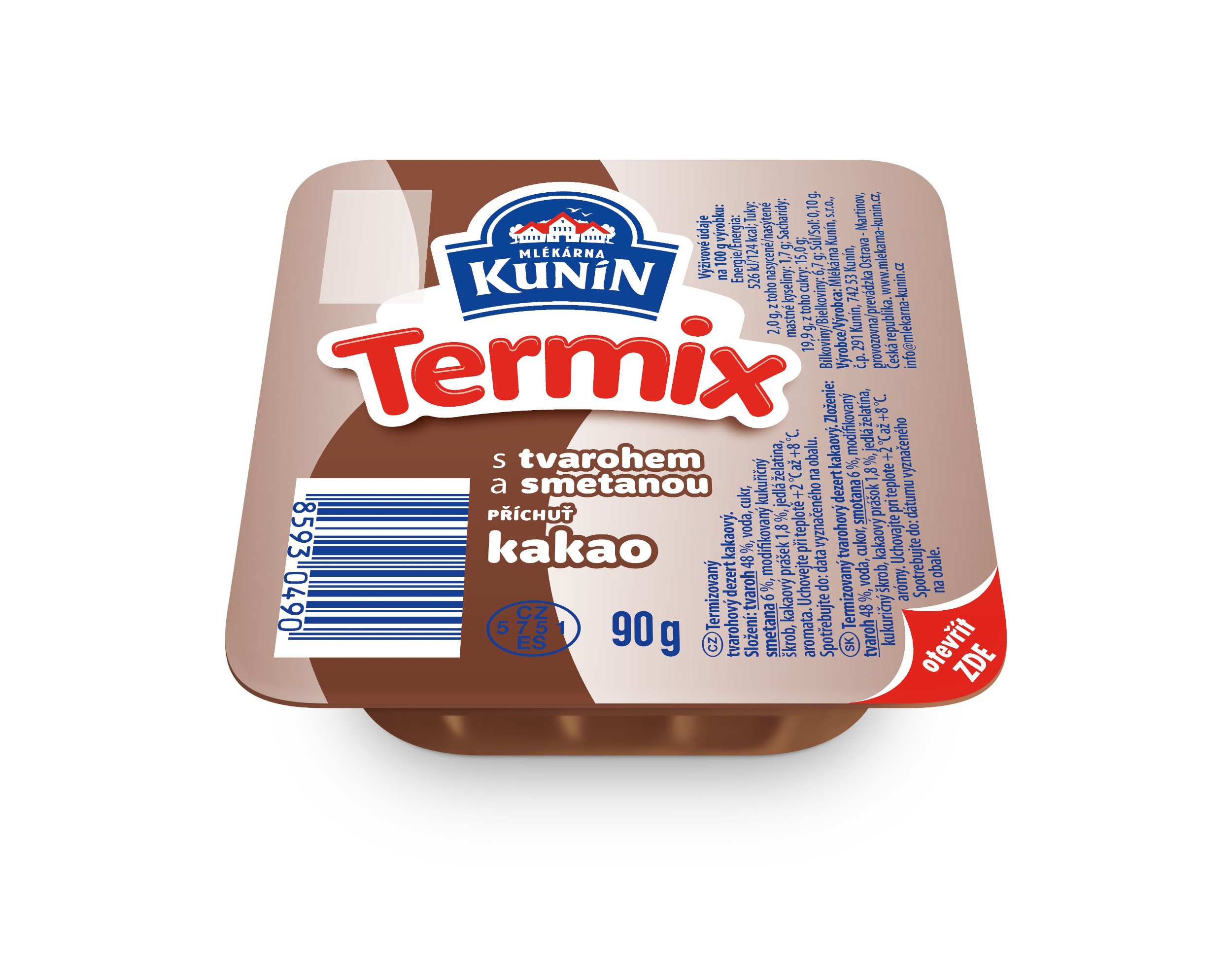 Kunín Termix s příchutí kakao 90 g