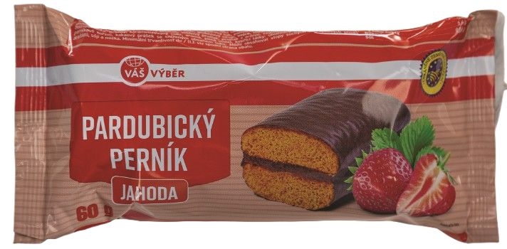 Váš Výběr Perník s jahodovou náplní 60g