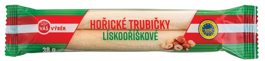 Váš Výběr Hořické trubičky lískooříškové 38g