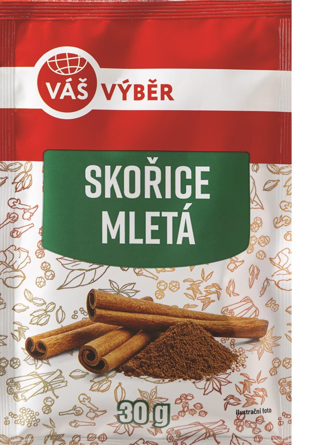 Váš Výběr Skořice mletá 30G