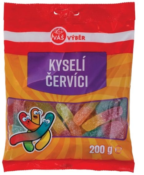Váš Výběr Kyselí Červíci 200g
