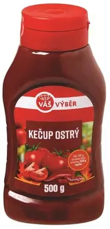 Váš Výběr Kečup ostrý 500g