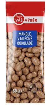 Váš Výběr Mandle v mléčné čokoládě 60 g