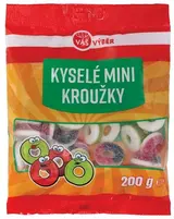 Váš Výběr Kyselé Kroužky Mix 200g