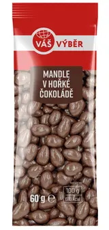 Váš Výběr Mandle v hořké čokoládě 60 g
