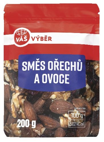 Váš Výběr Směs ořechů a ovoce 200 g