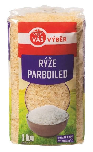 Váš Výběr Rýže dlouhozrnná parboiled 1 kg