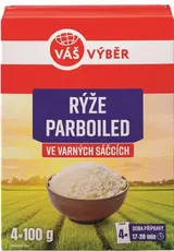 Váš Výběr Rýže dlouhozrnná parboiled varné sáčky 4x100g
