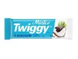 Twiggy Müsli tyčinka s kokosem v hořké čokoládě 30g