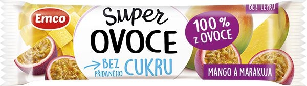 Emco Tyčinka Super ovoce mango a maracuja 30 g