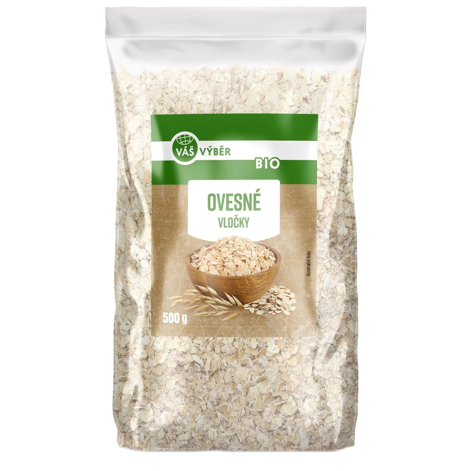 Váš Výběr Ovesné vločky BIO 500 g