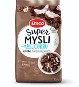 EMCO SUPER MYSLI ČOKOLÁDA A KOKOS 500G