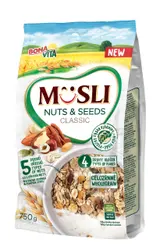 Bonavita Müsli sypané ořechy, semínka celozrnné 750g