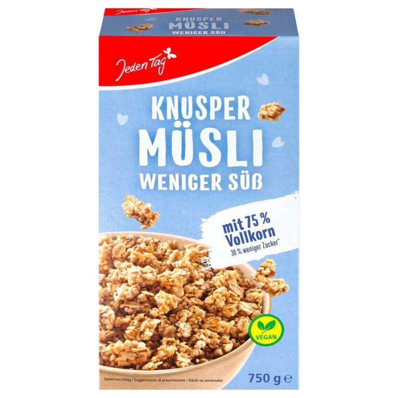 Jeden Tag Müsli méně sladké 750 g