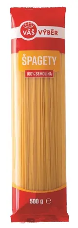 Váš Výběr Semolinové špagety 500g
