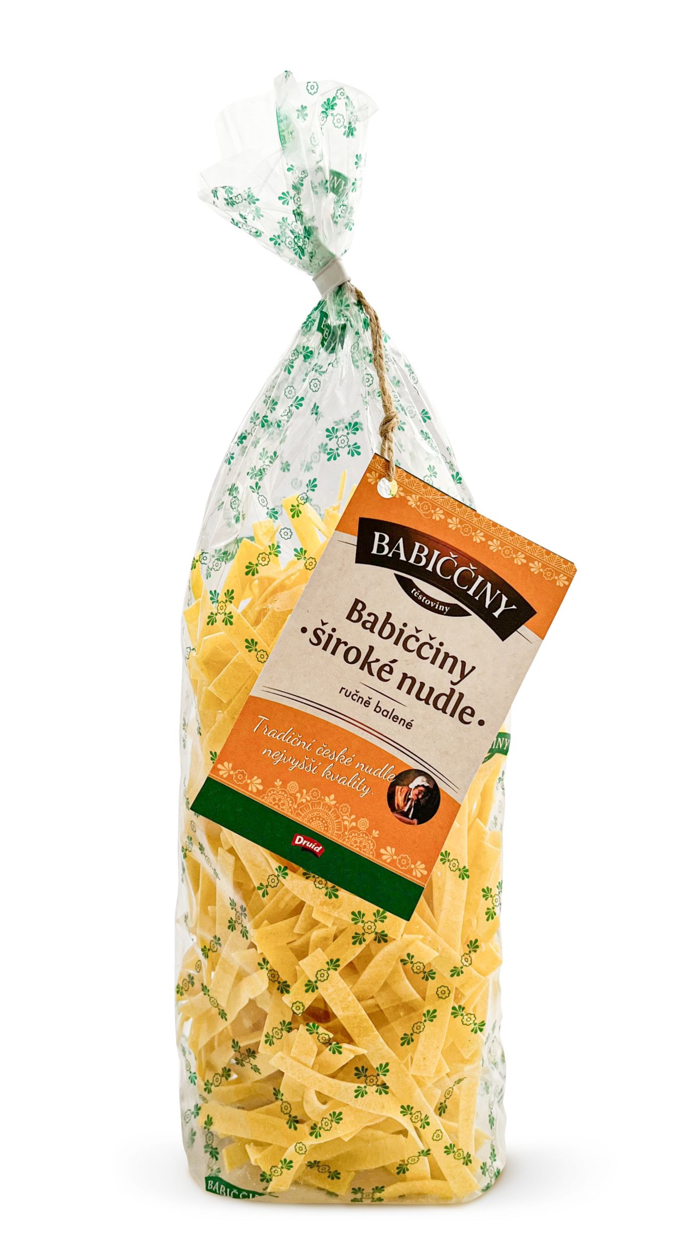 Druid Babiččiny nudle široké válcované 330 g