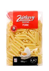 Zátka Vaječné těstoviny Penne 500 g
