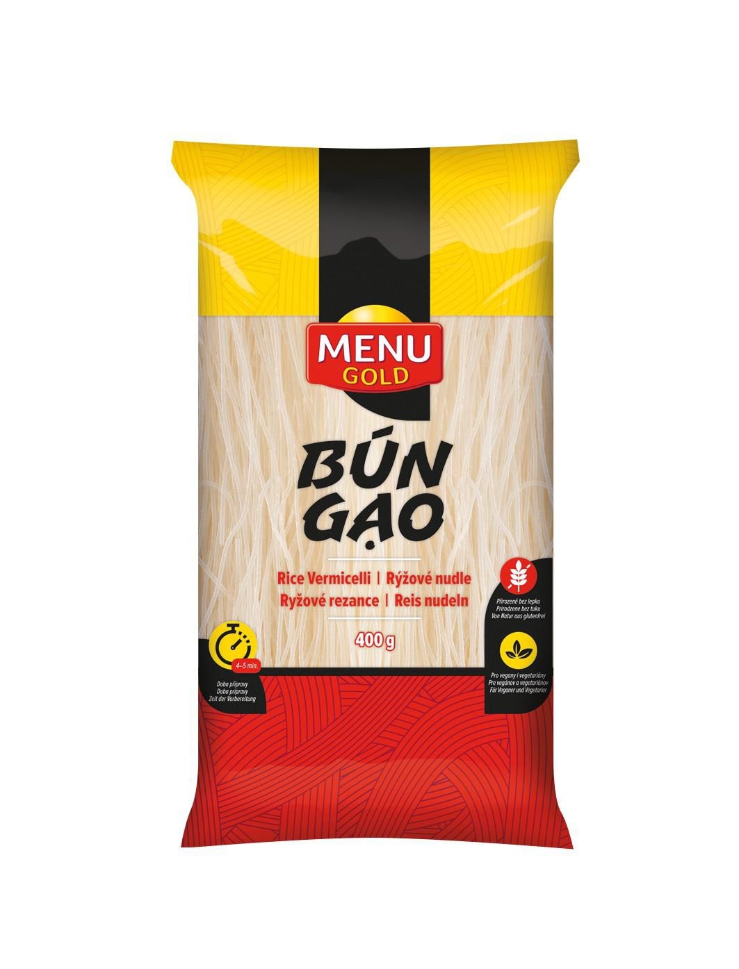 Menu Gold Rýžové nudle Bún Gao 400 g