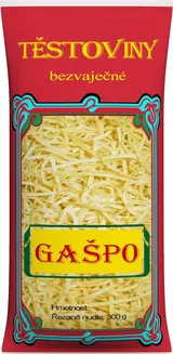 Gašpo Těstoviny bezvaječné nudle řezané 300 g